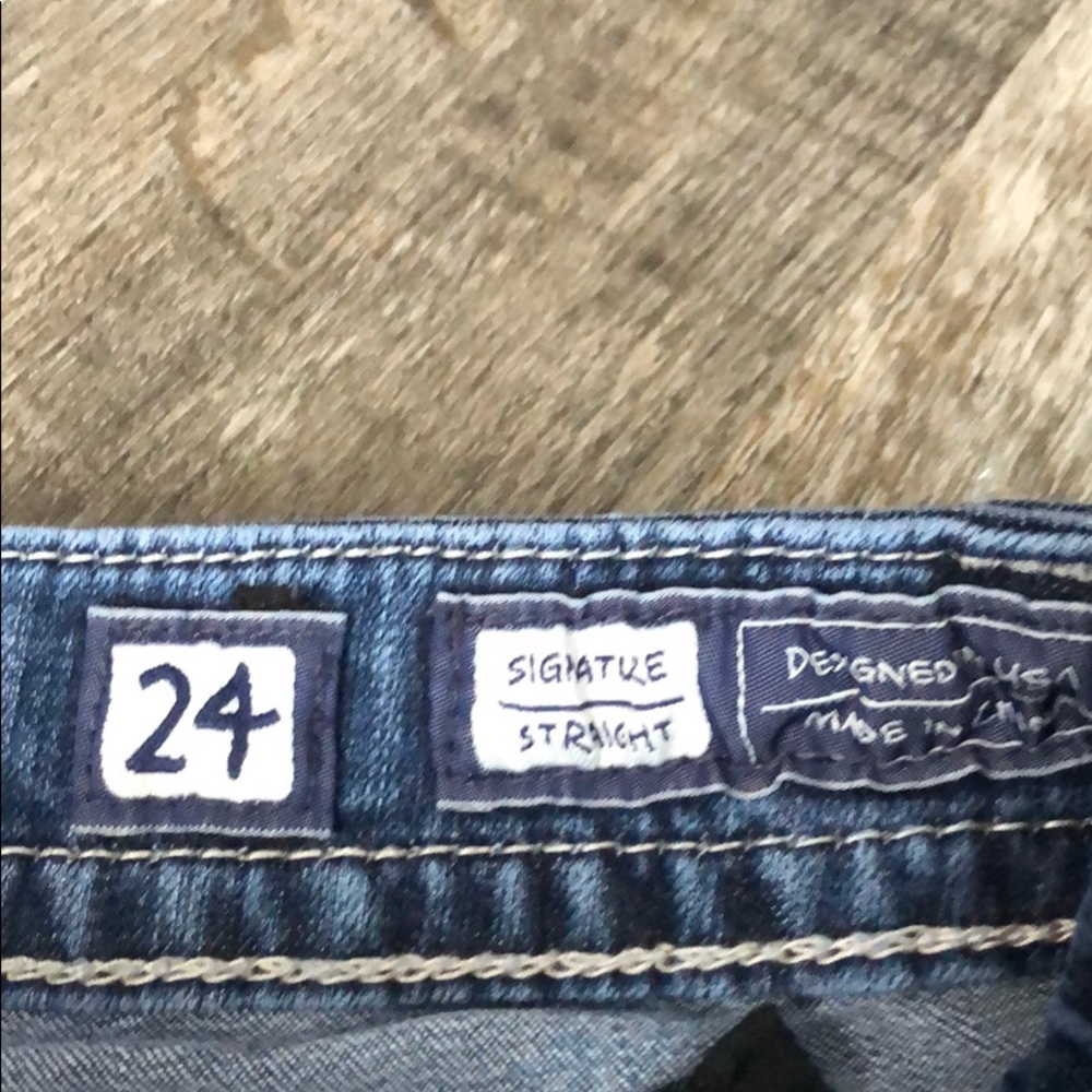 New miss me buckle bling jeans pants  rhinestone - Picture 5 of 6